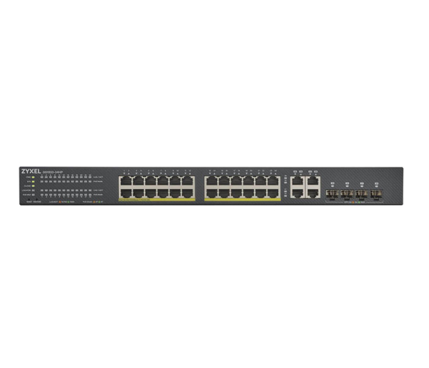 Zyxel 28p GS1920-24HPv2 (24x100/1000Mbit 4xRJ-45/SFP)PoE - 452556 - zdjęcie